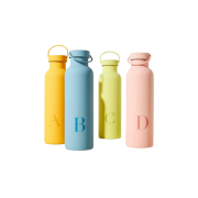 Bình nước giữ nhiệt có in logo tay cầm tiện lợi nhiều màu